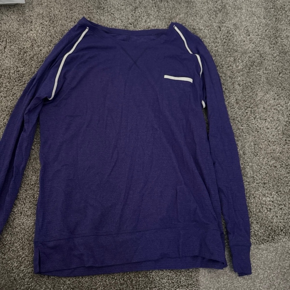 lululemon athletica Purple Long Sleeve Tee